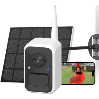   NETVUE Birdfy Pametna kamera za ptice sa solarnom pločom i podesivim stalkom