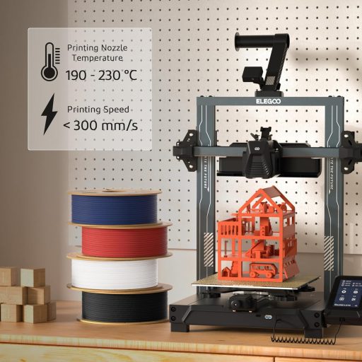 ELEGOO Matte PLA filament béžový 1 kg 1,75 mm pre 3D tlačiarne