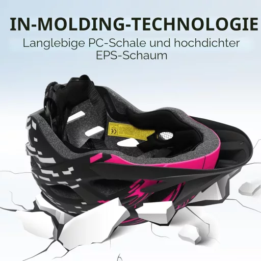 Tadpole Kerékpáros Sisak LED Lámpával Felnőtteknek 57-62 cm