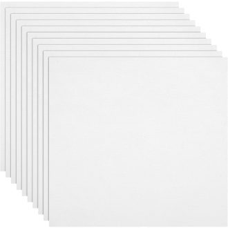   DIVINA VITAE 10db Fehér Pamut Hímzőanyag Aida Szövet Méterárú Kézimunka Textil