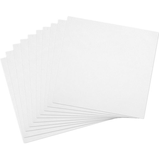 DIVINA VITAE 10db Fehér Pamut Hímzőanyag Aida Szövet Méterárú Kézimunka Textil