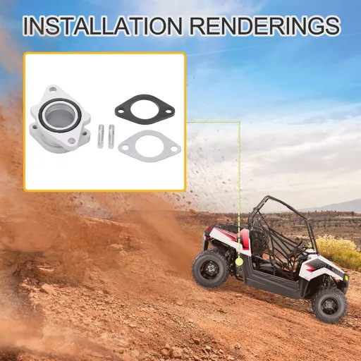 GOOFIT 28mm Karburátor Szívócső Tömítés Készlet RZR 170 Pit Bike ATV-hez