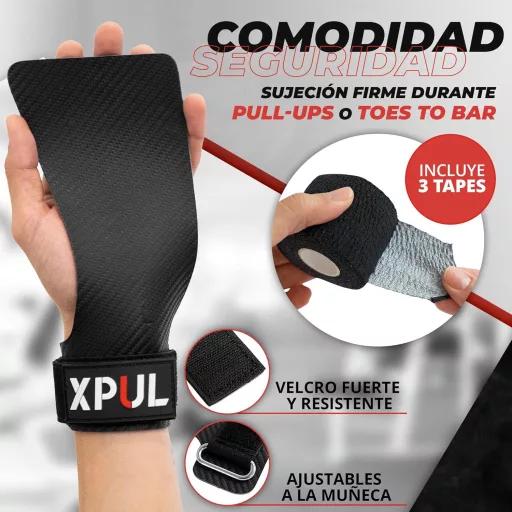 XPUL Crossfit Kesztyű Férfi Fitness Edzés Calisthenics Tornaterem