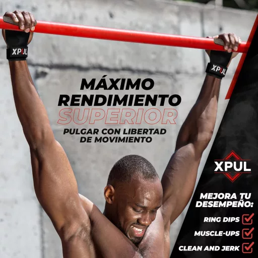 Mănuși CrossFit XPUL Bărbați Fitness Antrenament Calisthenics Sală
