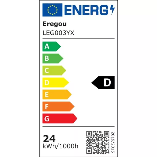 Plafonieră LED Eregou, 24W, RGB, reglabilă, inteligentă, compatibilă cu Alexa și Google Home