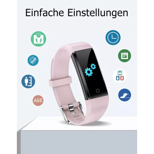 GRV Fitness Tracker Óra Lépésszámláló Kalóriaszámláló Alvásmonitor