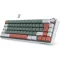 RK ROYAL KLUDGE R65 Gamer Billentyűzet 60% Elrendezés, Vezeték Nélküli Bluetooth/2.4G/USB-C, RGB Háttérvilágítás, Hot-Swap Creamy Kapcsolók,