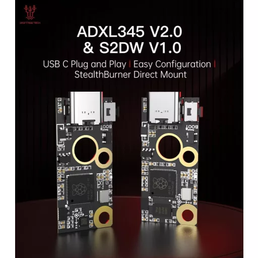 BIGTREETECH ADXL345 V2.0 Gyorsulásmérő Szenzor 3D Nyomtatóhoz USB