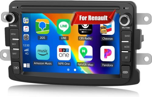 CAMECHO Android 13 Radio Auto Renault Dacia Logan Duster Sandero Lodgy Capture Lada Xray - 7" Dublu DIN Bluetooth Navigație CarPlay MirrorLink