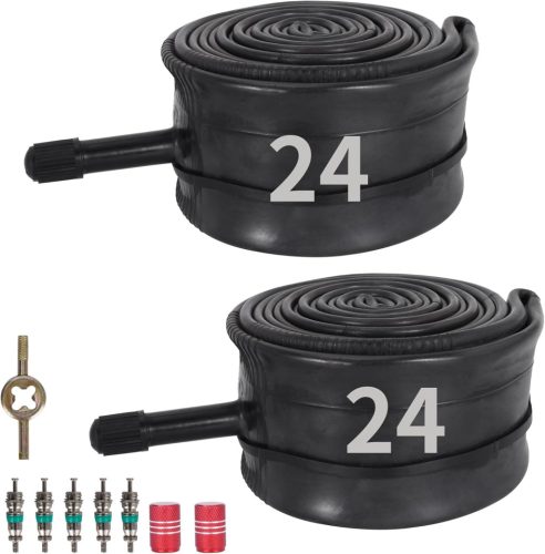 MTATCN Kerékpár Belső Gumi 24x1.75/2.125 Schrader Szelepes (32mm) - Strapabíró Butil Gumibelső MTB, BMX, Gyerekbicikli Kerékhez - 2db Szett 