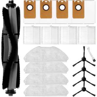   Fixbetter 18 részes tartozékkészlet Airrobo T20 robotporszívóhoz - HEPA szűrők, portartó zsákok, gumihenger kefe, oldalkefék és törlőkendők