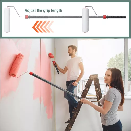 Starbover Hosszú Nyeles Festőhenger Szett 223 cm Falra és Mennyezetre
