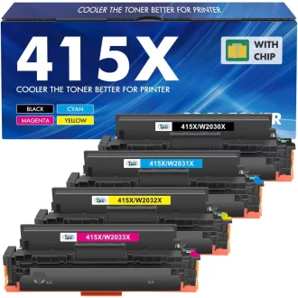   Cool Toner 415X Kompatibilis Toner HP LaserJet Pro M479fdw M454dw 4db Csomag