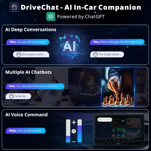 Autorádio ATOTOZONE 10,1" QLED DAB+ Android, 8+128 GB, 4G LTE, bezdrôtový CarPlay, GPS, duálna kamera