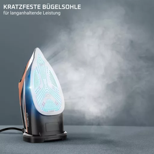 Fier de călcat cu abur Rowenta Steamforce Pro 3200W, debit de abur 75g/min, jet de abur puternic