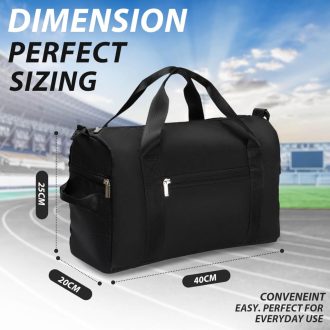   DAYGOS Vodootporna sportska torba Crna Za trening Plivanje Fitness Putovanja