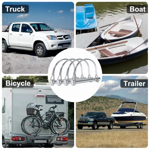 QIMEI-SHOP Zaisťovací čap M10x70mm pozinkovaný na traktor a príves 3ks