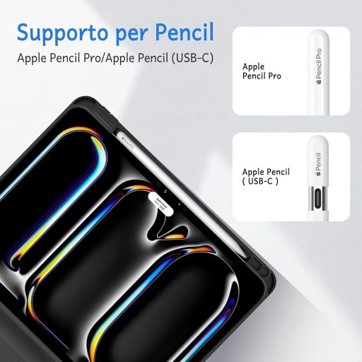 CACOE iPad Pro 11 M4 Billentyűzetes Tok 7 Szín Háttérvilágítás Touchpad Wireless