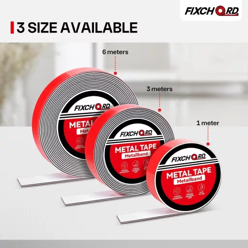 FIXCHORD Öntapadós Fémszalag 3m x 35mm Tonies és Mágneshez