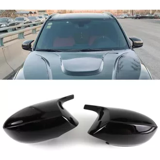   TOOSOAR Fényes Fekete Tükörház BMW 3-as E90/E91/E92/E93 2009-2012 Sporty Tuning