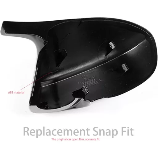 TOOSOAR Fényes Fekete Tükörház BMW 3-as E90/E91/E92/E93 2009-2012 Sporty Tuning