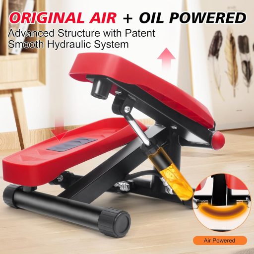 Vannect Mini Stepper Otthoni Edzéshez Erőkötélekkel és Kijelzővel