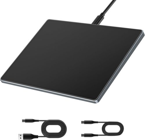 seenda Érintőpad Mac és Windows Rendszerekhez - Precíziós Fém Trackpad Multi-Touch Vezérléssel, Vezetékes Touchpad MacBook/PC/Laptop Eszközö
