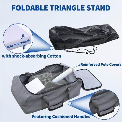 BINGFU Starlink Gen2 V2 tárolótáska - Antenna, router és kábel védőtok szett