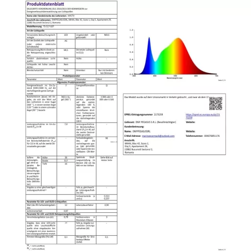 IHYCTV LED T5 Fénycső 517mm 7W Nappali Fehér 6500K G5 Foglalat Energiatakarékos