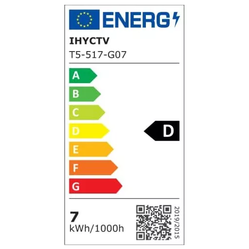 IHYCTV LED žiarivka T5 517mm 7W denná biela 6500K pätica G5 energeticky úsporná