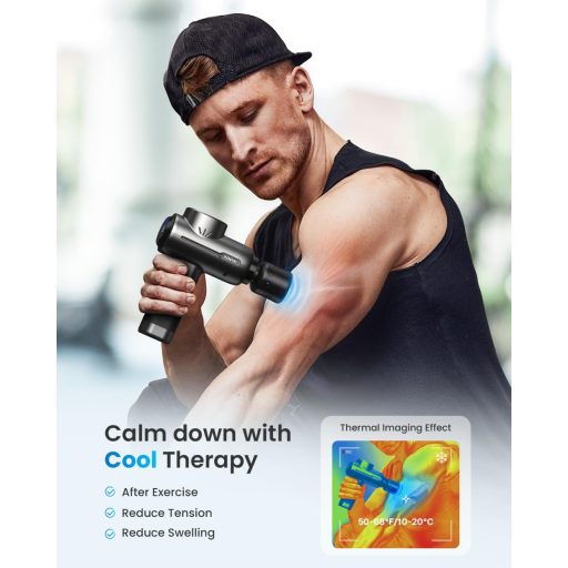 RENPHO Active+ Thermacool Deluxe masszázspisztoly melegítéssel és hűtéssel