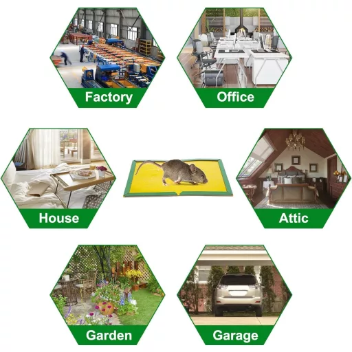 ALLBASA Egércsapda és Patkánycsapda Ragacsos Lap 10 db Készlet