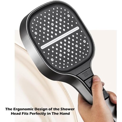 MILIWAN XXXL Esőzuhany 7 Funkciós Kézi Zuhanyfej Vízspórlóval és Nyomásfokozóval