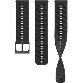   Curea de ceas Suunto 22 mm din silicon, compatibilă cu Race S, Race, Vertical, 9 Peak Pro, 5 Peak - all black