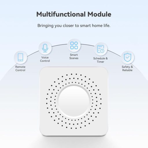 Modul releu mini comutator inteligent WiFi compatibil Matter MVAVA - Convertor casă inteligentă cu suport Alexa, Google Home și Home Assistant