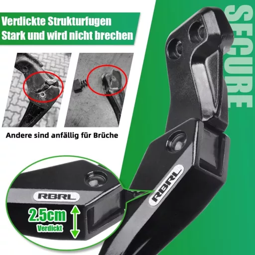 Cric reglabil pentru bicicletă RBRL din aluminiu, pentru biciclete de munte și electrice de 24-29 inchi