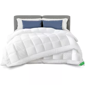   VOUNOT 3 az 1-ben 13.5 Tog Paplan 200x200 cm Fehér Téli Paplanhuzat Puha Mikroszál - 200x200 cm, 4 Seasons Duvet