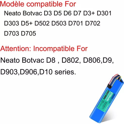 CITYORK 14,4V 6700mAh Li-ion Náhradná batéria pre robotické vysávače Neato Botvac D3 D5 D6 D7 - s ochranou proti prebitiu, 300+ nabíjacích cyklov
