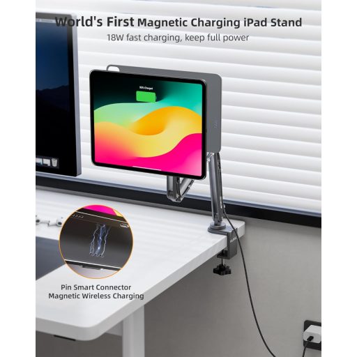 KU XIU X36 PRO MAX magnetsko postolje za punjenje iPad Pro 11" M4 aluminijski držač s rotacijom 360°