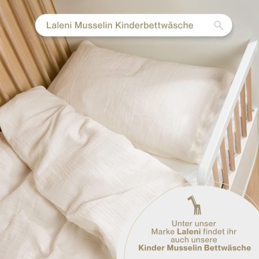 Blumtal Muslin Pamut Ágynemű 155x220 cm + 40x80 cm Oeko-Tex Beige