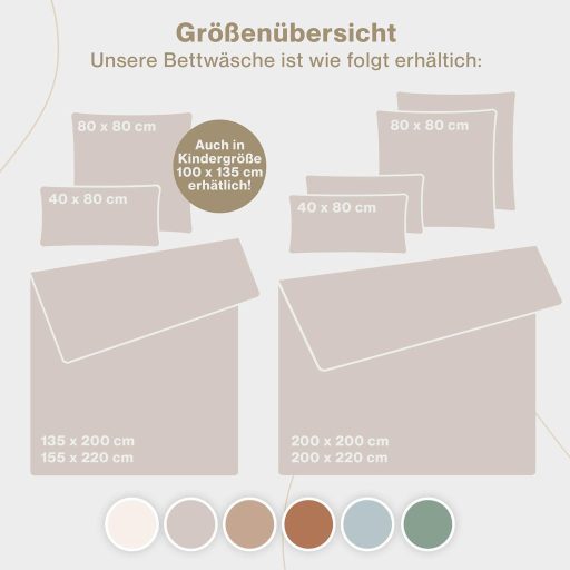 Blumtal Ágyneműhuzat 200x200 cm Oeko-Tex Szürke + 2 Párnahuzat 40x80 cm