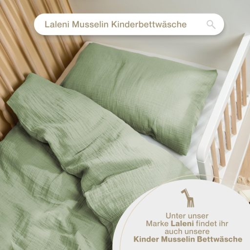 Blumtal Muslin Pamut Ágyneműhuzat 155x220 cm + Párnahuzat 80x80 cm Zöld