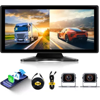   Hodozzy 10.36" Autórádió Carplay Android Vezeték Nélküli Tolatókamera Bluetooth