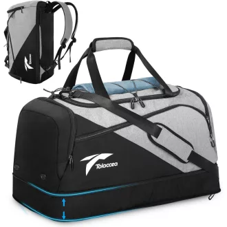   Tolaccea Expandable 54-72L Sporttáska Hátizsák Cipőtartóval Laptop Rekesszel Utazáshoz Edzéshez