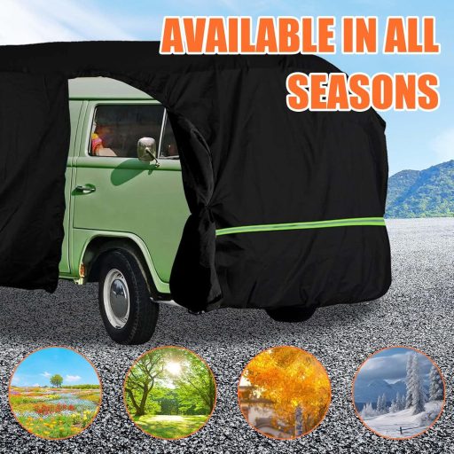 Husă de protecție auto completă BONJUME pentru VW Type 2 T1 T2 T3 1950-1992, model Westfalia Camper