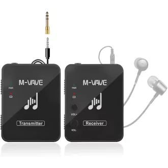   M-VAVE WP9 Wireless In-Ear Monitor 2.4GHz USB töltős fekete