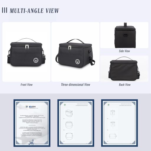 BALIGO 9L Hűtőtáska Összecsukható Ebédtáska Munkához Utazáshoz Piknikhez