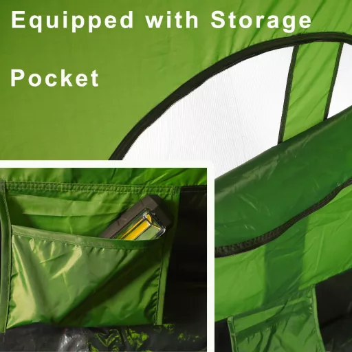 Cort pentru camion OYE Outdoors - 3-4 persoane, pentru camping, pescuit, excursii - Impermeabil, 4 sezoane, Rezistent la vânt