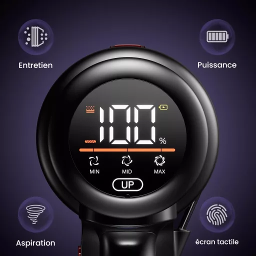 Avalsor 45000 Pa Vezeték Nélküli Porszívó 550W, 70 Perc Üzemidő, LED Kijelző