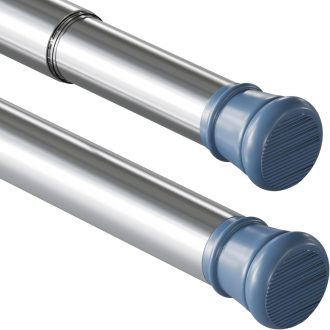   Aiitomg Feszítőrúd Függönyökhöz 73-145 cm Ezüst Fúrás Nélkül